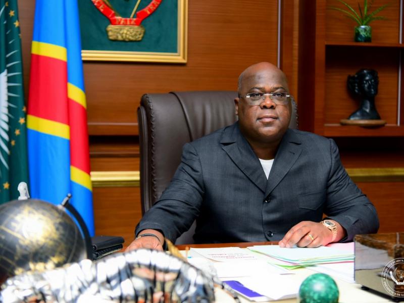 Le Président de la RDC, Félix Tshisekedi Tshilombo