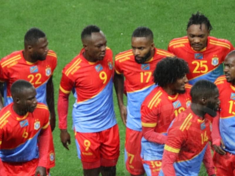 Les Léopards de la RDC face aux Éléphants de la Côte d'Ivoire, lors d'un stage en France, en 2019.
