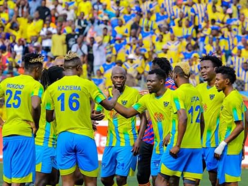 Les joueurs du FC Saint-Éloi Lupopo, lors de la rencontre face à l'AS V.Club, au stade Kibasa Maliba. [Photo d'illustration]