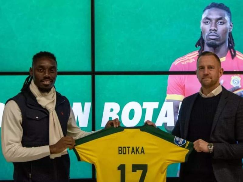 Jordan Botaka, lors de sa prestation à Fortuna Sittard.