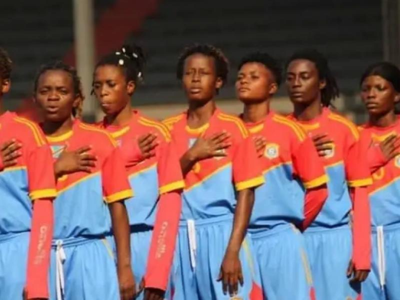 Les Léopards dames U17 de la République Démocratique du Congo.