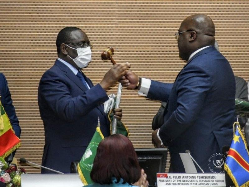 Le président Félix Tshisekedi lors du 35e sommet de l'UA à Addis-Abeba