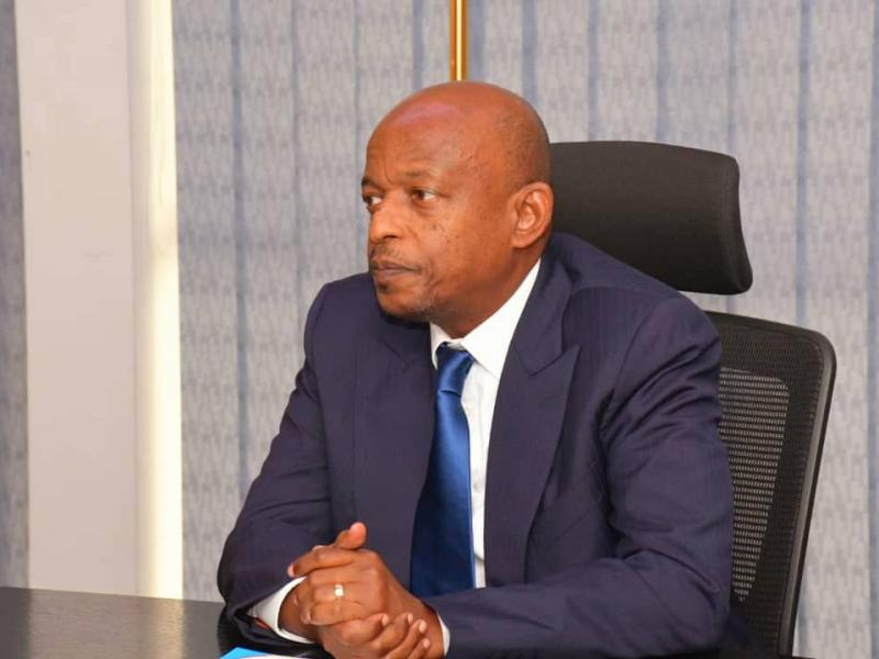 Alexis Gisaro, ministre d'État en charge des infrastructures.