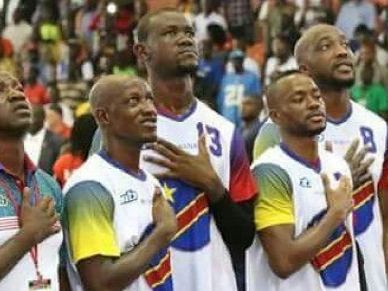 Les Léopards Basketball, lors d'un tournoi déroulé à Bangui (RCA) en 2017.