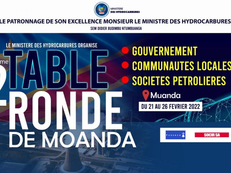 L'affiche de la campagne sur la tenue de la deuxième table ronde de Moanda