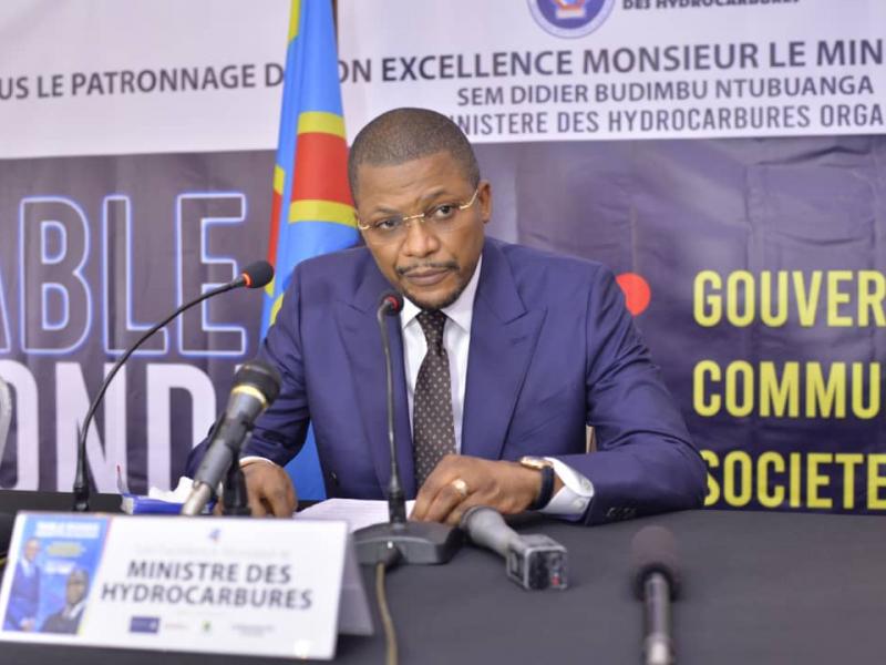 Le ministre des Hydrocarbures, Didier Budimbu