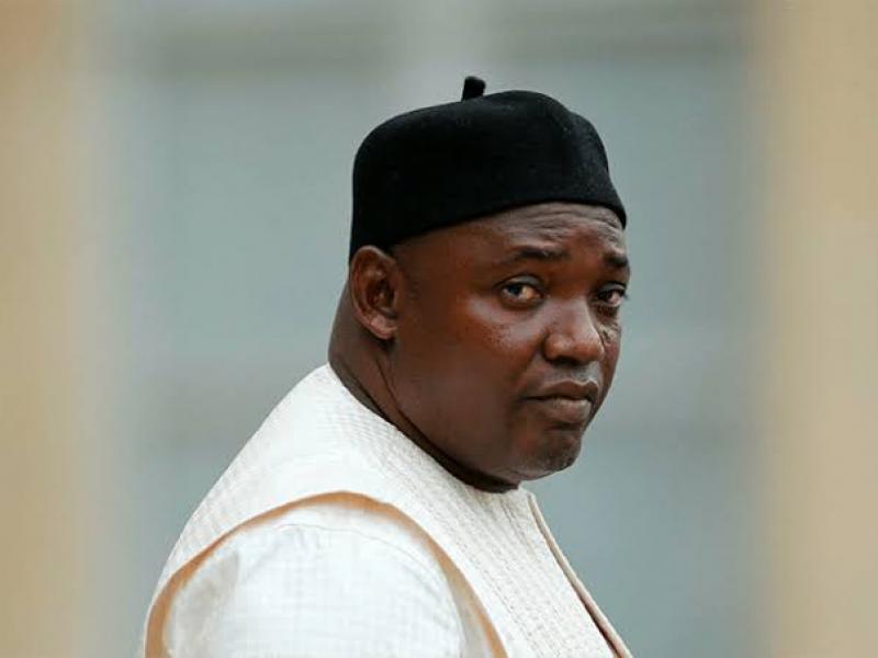 Le Président Gambie, Adama Barow