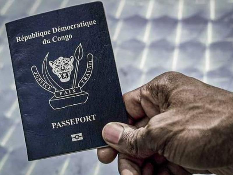 Photo d'illustration d'un passeport biométrique congolais