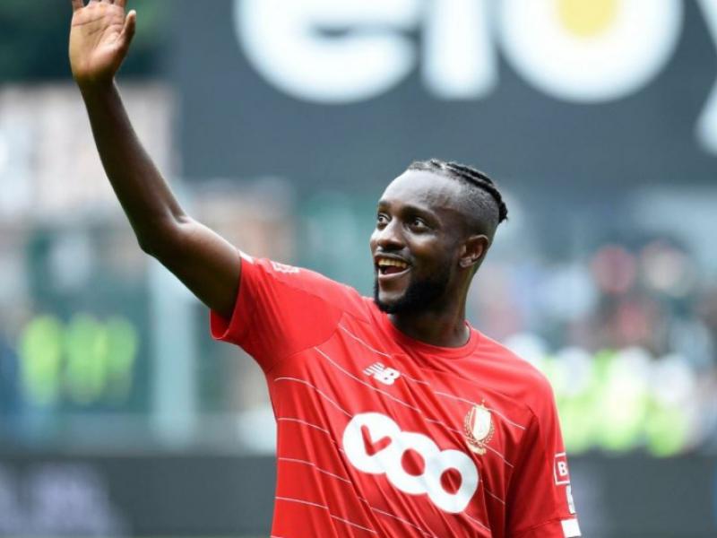 Le milieu de terrain congolais, Merveille Bope sous les couleurs de Standard de Liège, lors d'une rencontre de Jupiler Pro League.