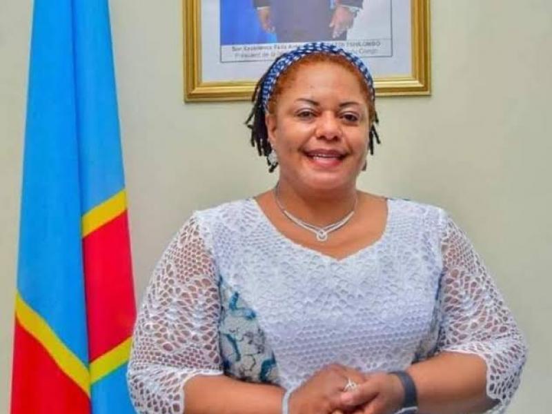 La ministre de la Culture, Arts et Patrimoines, Catherine Kathungu