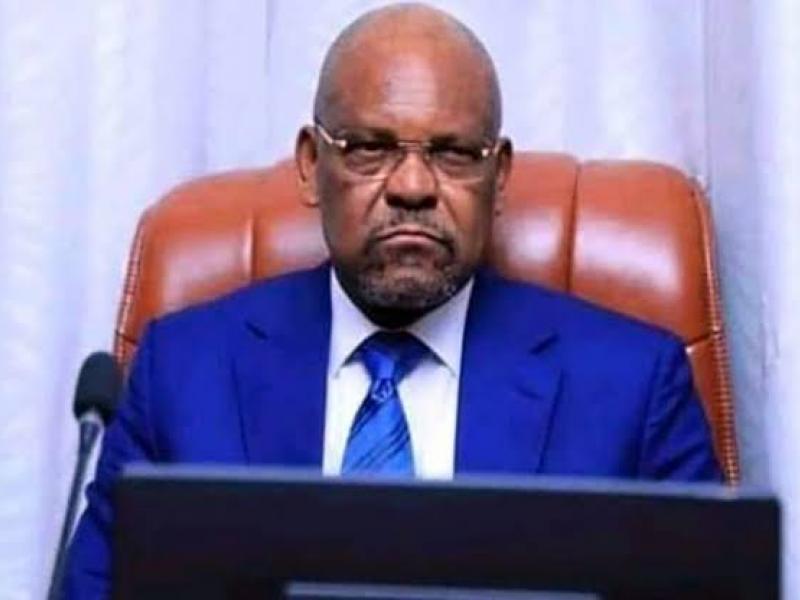François Beya, conseiller spécial du chef de l'État en matière de sécurité avec le président de la République, Félix Tshisekedi.