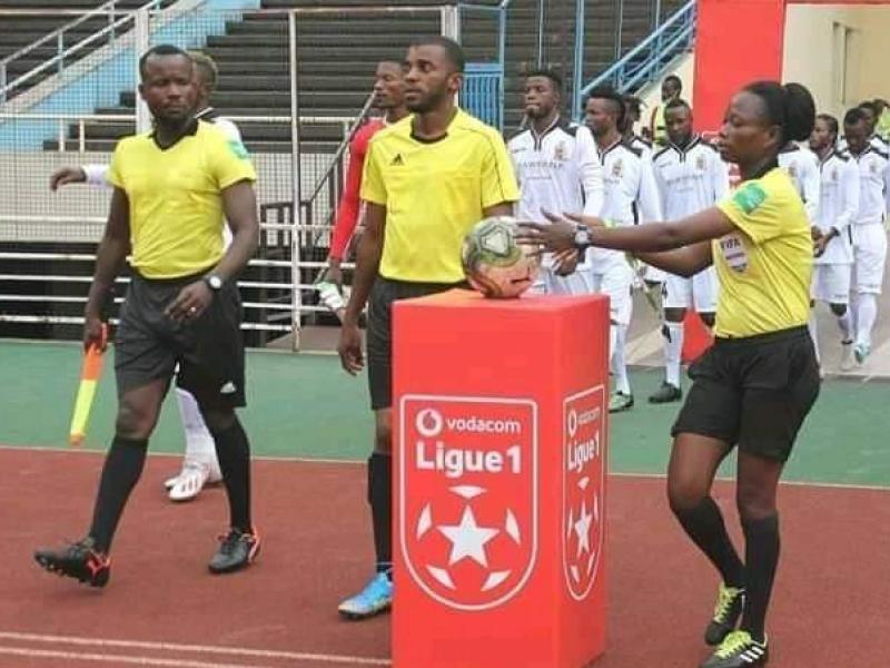Une rencontre de Linafoot disputée au stade des martyrs de Kinshasa.
