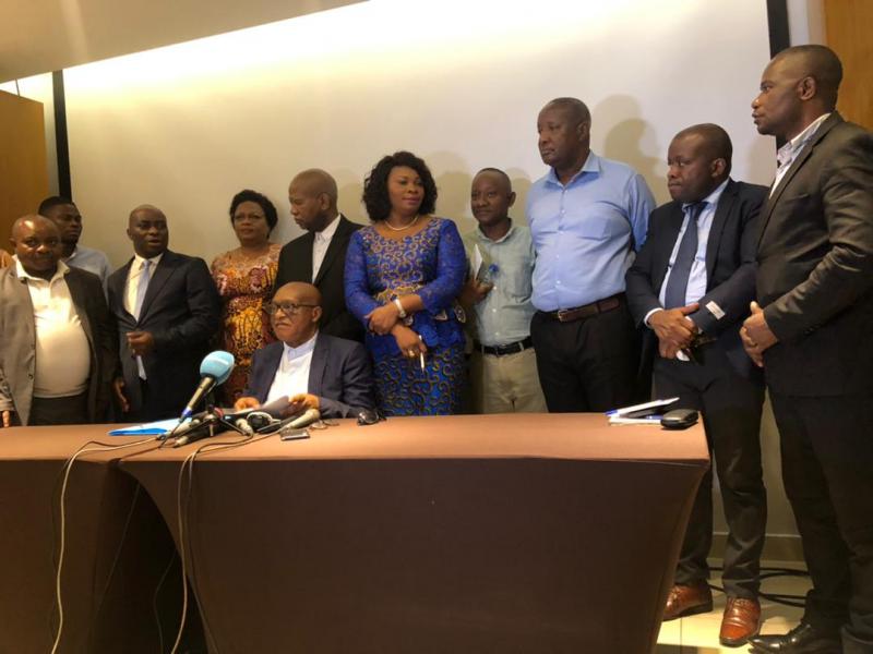 Quelques membres des organisations de la société civile de la RDC
