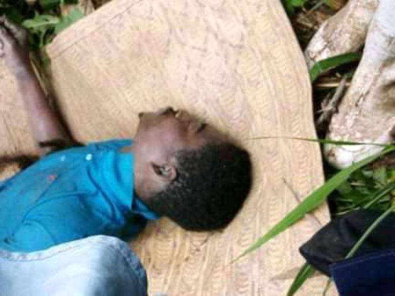 Le corps de la victime repêchée