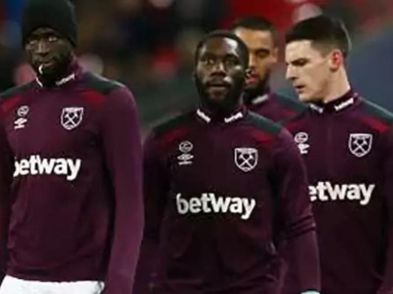 Arthur Masuaku et ses coéquipiers de West Ham United, lors d'une rencontre de Premier League anglaise. [Photo d'illustration]