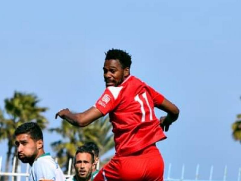 Vinny Bongonga sous les couleurs de l'Etoile Sportive du Sahel, lors d'une rencontre du championnat tunisien.