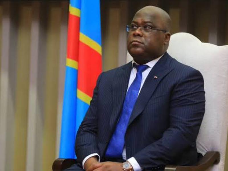 Le président de la RDC Félix-Antoine Tshisekedi Tshilombo