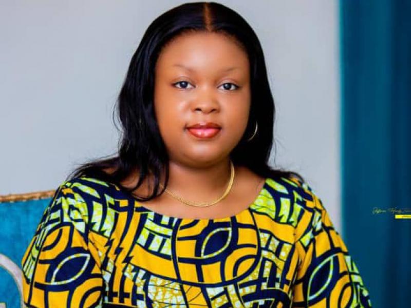 Christelle Muabilu, présidente de l'Asbl " La Ressource pour le bien être"