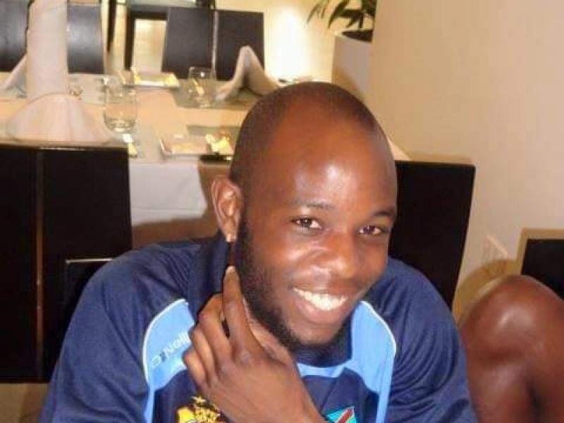 Jody Lukoki lors du rassemblement de l'équipe nationale de la RDC à Kinshasa.