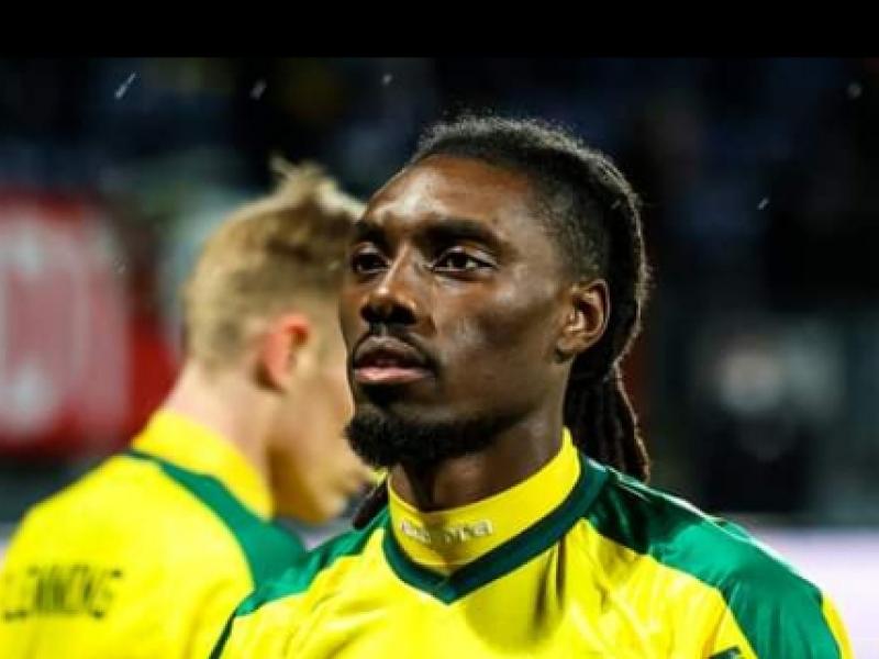 Jordan Botaka sous les couleurs de Fortuna Sittard.