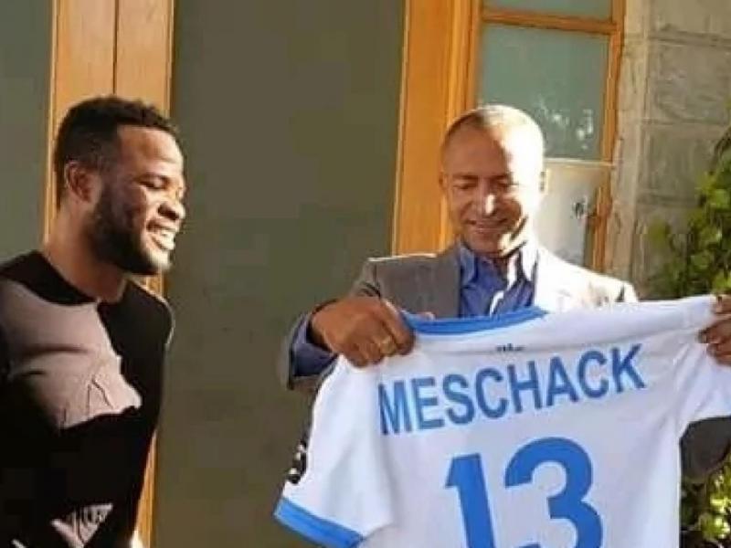 Meschack Elia et le Président du TP Mazembe, Moïse Katumbi. [Photo d'illustration]
