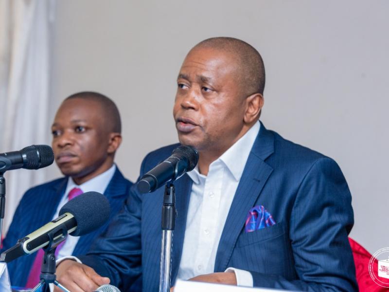 Le Président de la CENI, Denis Kadima lors du lancement de la formation des préposés à la collecte des données cartographiques