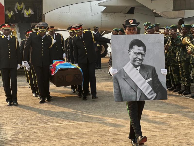 La dépouille de Lumumba