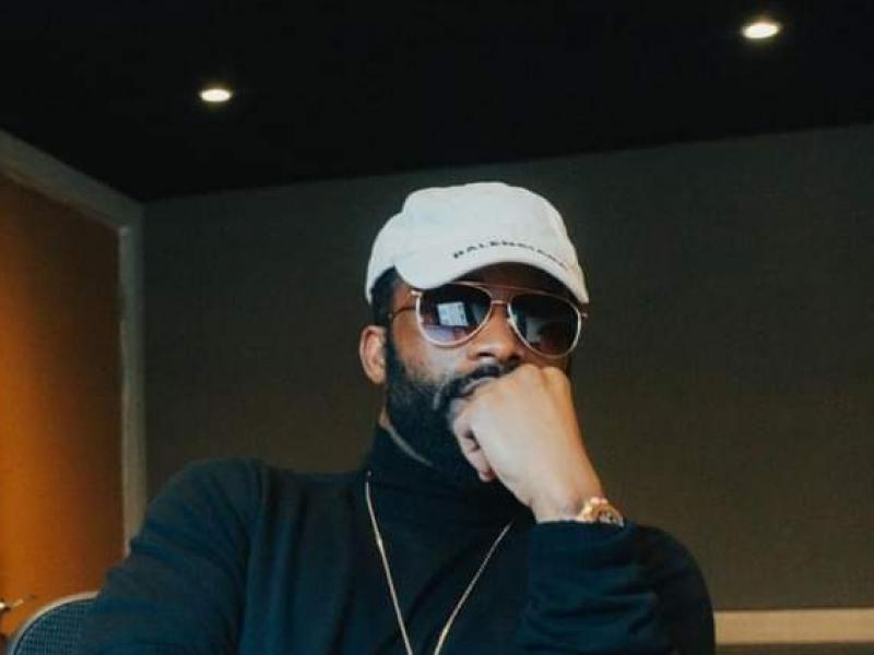 Fally Ipupa, dans un studio d'enregistrement à Paris. [Photo d'illustration]