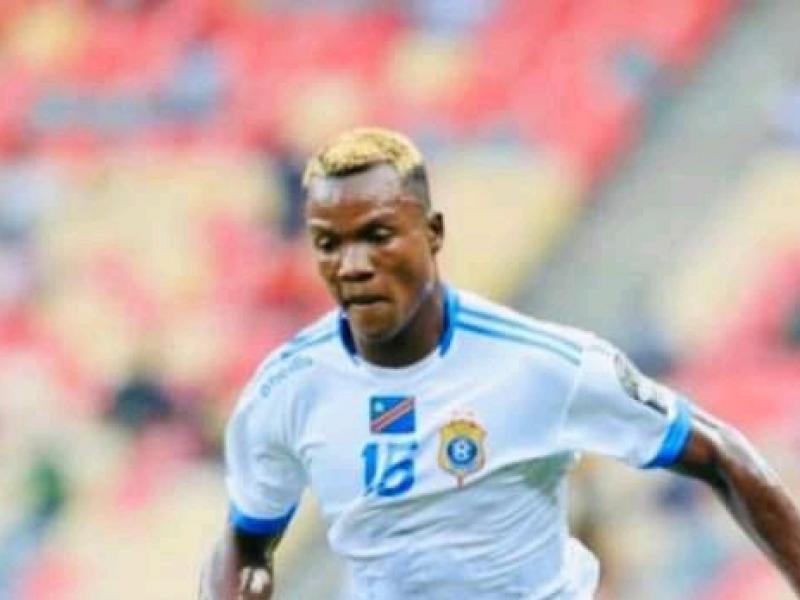 Glody Lilepo Makabi, sous les couleurs de la RDC, lors du CHAN Cameroun 2020.