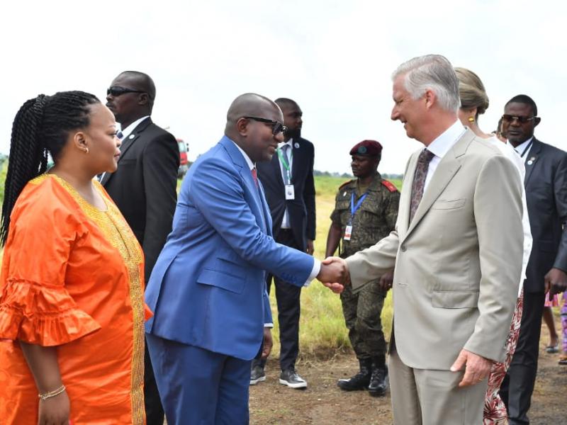 Arrivée du couple royal au Sud-Kivu
