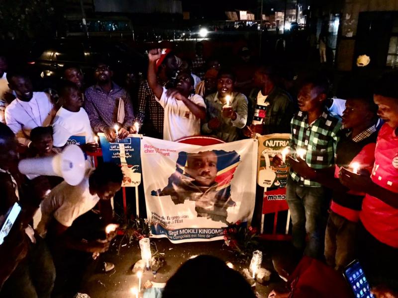 Les membres de la société civile de Goma rendent hommages aux militaires tombés au front 
