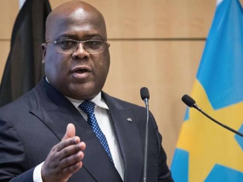Le Président de la République Démocratique du Congo, Félix Tshisekedi Tshilombo 