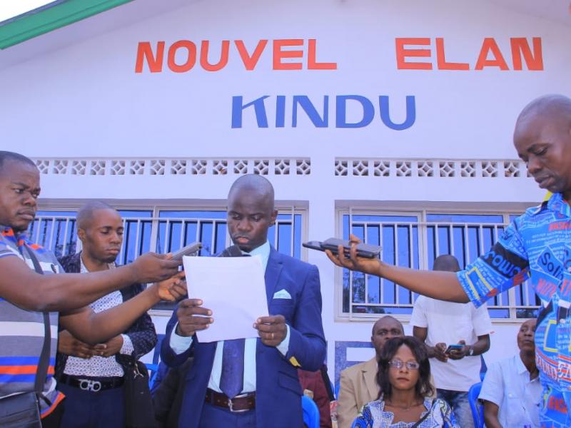 Inauguration du nouveau siège de Nouvel élan à Kindu ( Maniema)