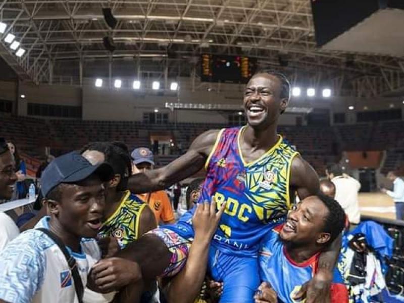 Un Léopard basket porté par les supporters congolais. [Photo d'illustration]