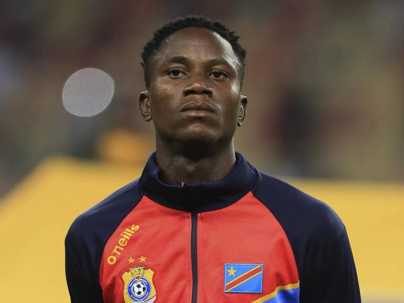 Karim Kimvuidi sous les couleurs de la RDC, lors du CHAN Cameroun 2021.