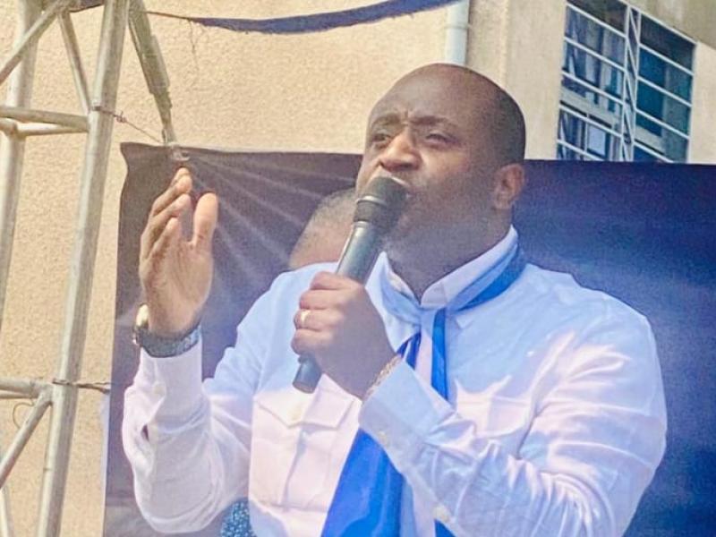 Guy-Didier Kintambu, Président du parti League pour l'Emergence du Congo et secrétaire général de la plateforme “Les Progressiqtes”
