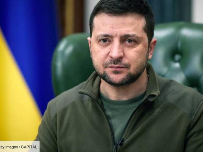 Le président Ukrainien Volodymyr Zelensky