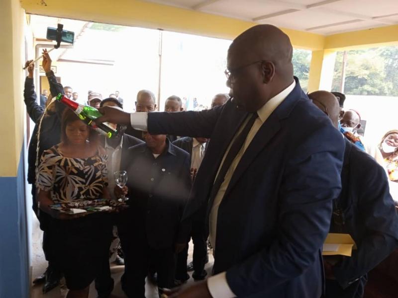 Le gouverneur Dieudonné Pieme procède à l'inauguration du bâtiment administratif de l'EPST au Kasaï