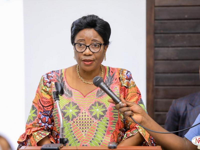 La vice-ministre à la Santé Publique, Hygiène et Prévention Véronique Kilumba
