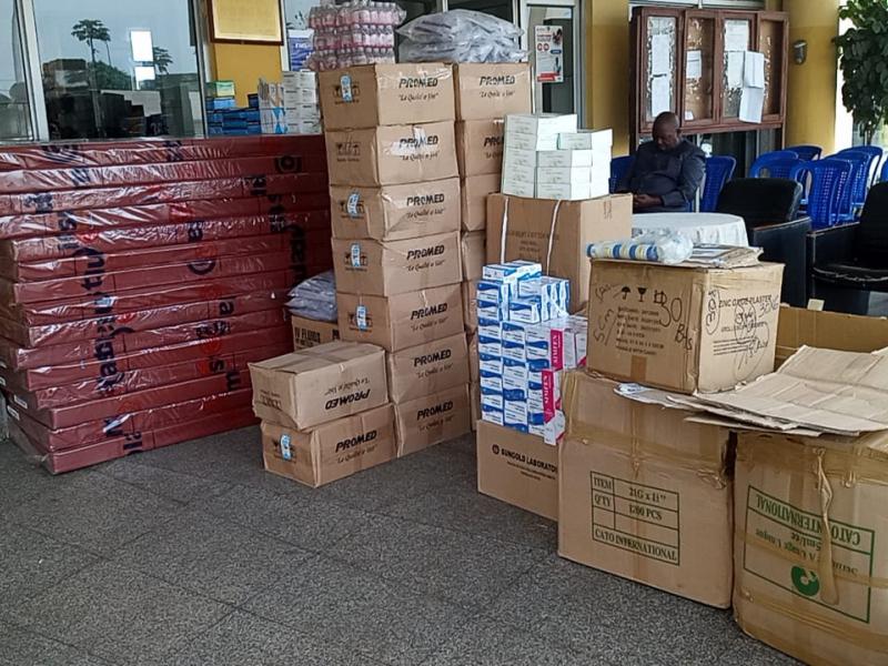 un lot important des médicaments à hôpital général sino-congolais