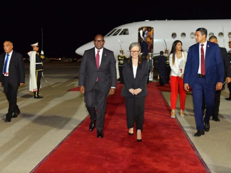 Arrivée, ce jeudi 28 août, du premier ministre Sama Lukonde à Tunis pour la 8e conférence internationale de Tokyo sur le Développement de l'Afrique