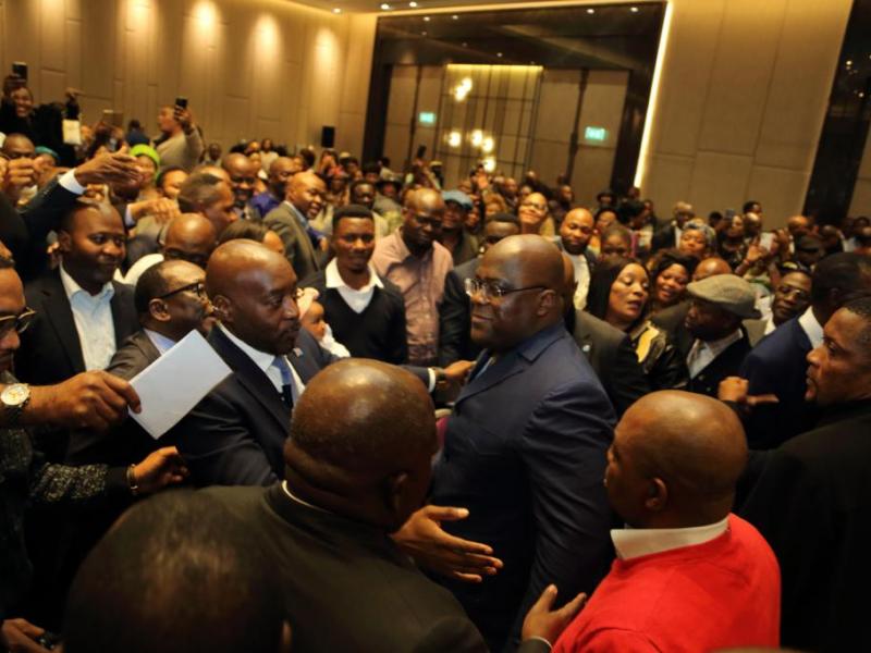 Le chef de l'État, Félix Tshisekedi et la diaspora congolaise installée à Bruxelles, aux Pays-Bas et ai Luxembourg