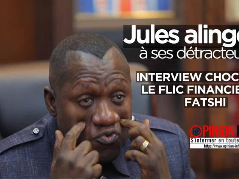 Interview choc réalisée avec l'inspecteur, Jules Alingete