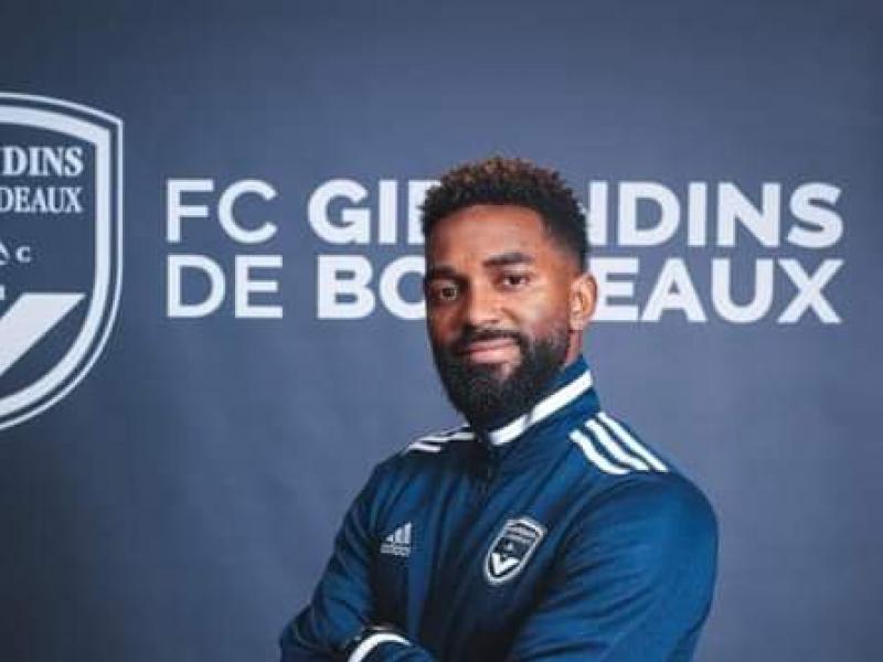 Vital Nsimba sous les couleurs du FC Girondins de Bordeaux.