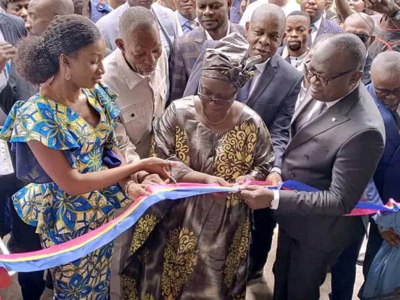 Kasaï : La vice-ministre de l’EPST inaugure la mutuelle de santé des enseignants à Tshikapa