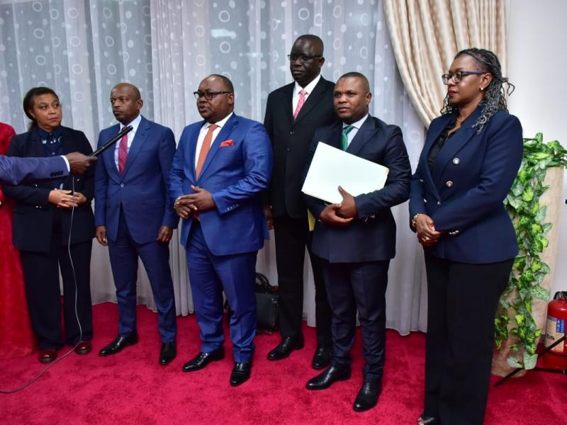 Le comité de pilotage des 9 ème jeux de la francophonie reçu par le premier ministre Sama Lukonde