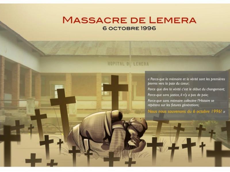 Hommages aux victimes de Lemera