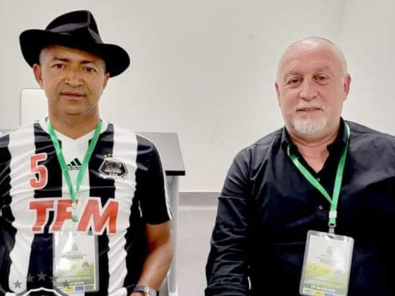 Moïse Katumbi et Franck Dumas. [Photo d'illustration]