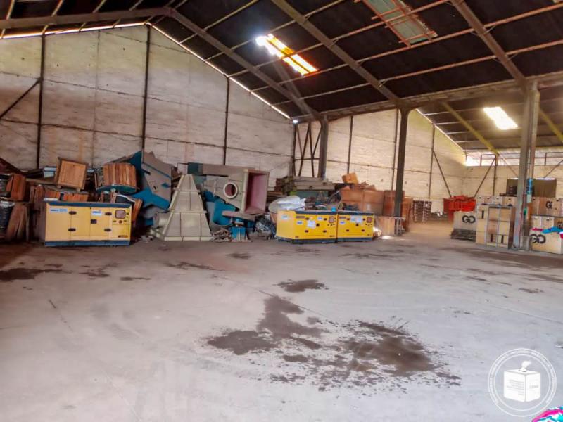 L'entrepôt de la CENI réhabilité à  Lubumbashi