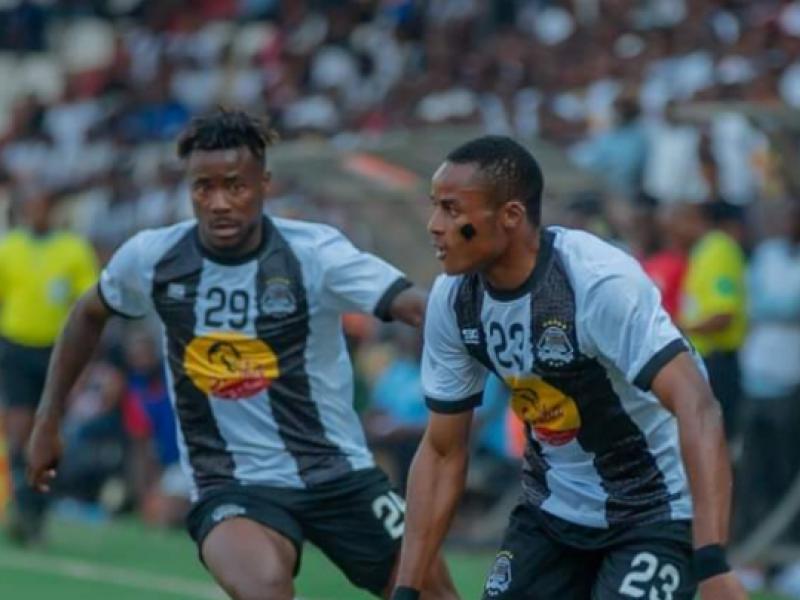 Ernest Luzolo et son coéquipier du TP Mazembe à Kamalondo. [Photo d'illustration]